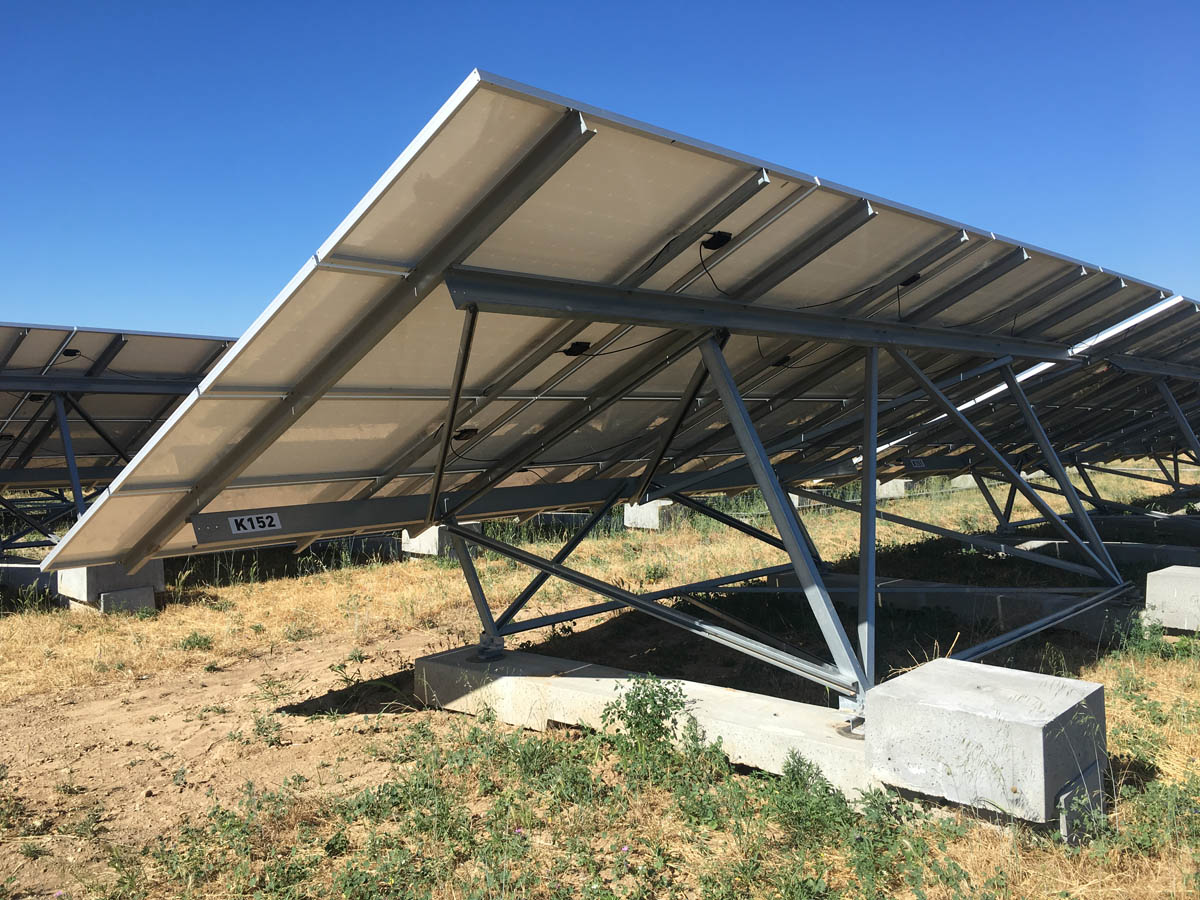 Longrine Béton et lest pour Centrale solaire Nimes