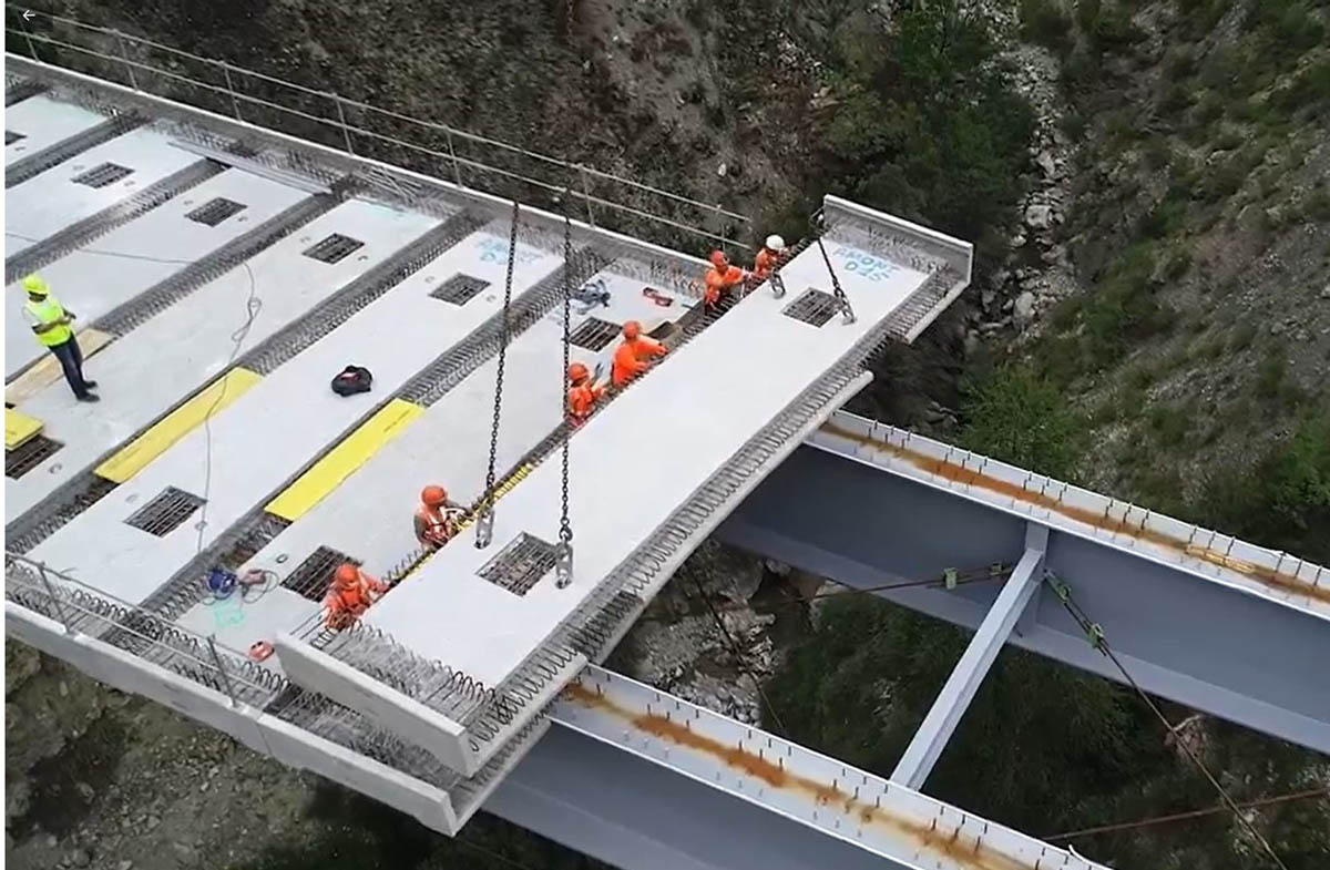 Pose de Dalle Pont de Montgros