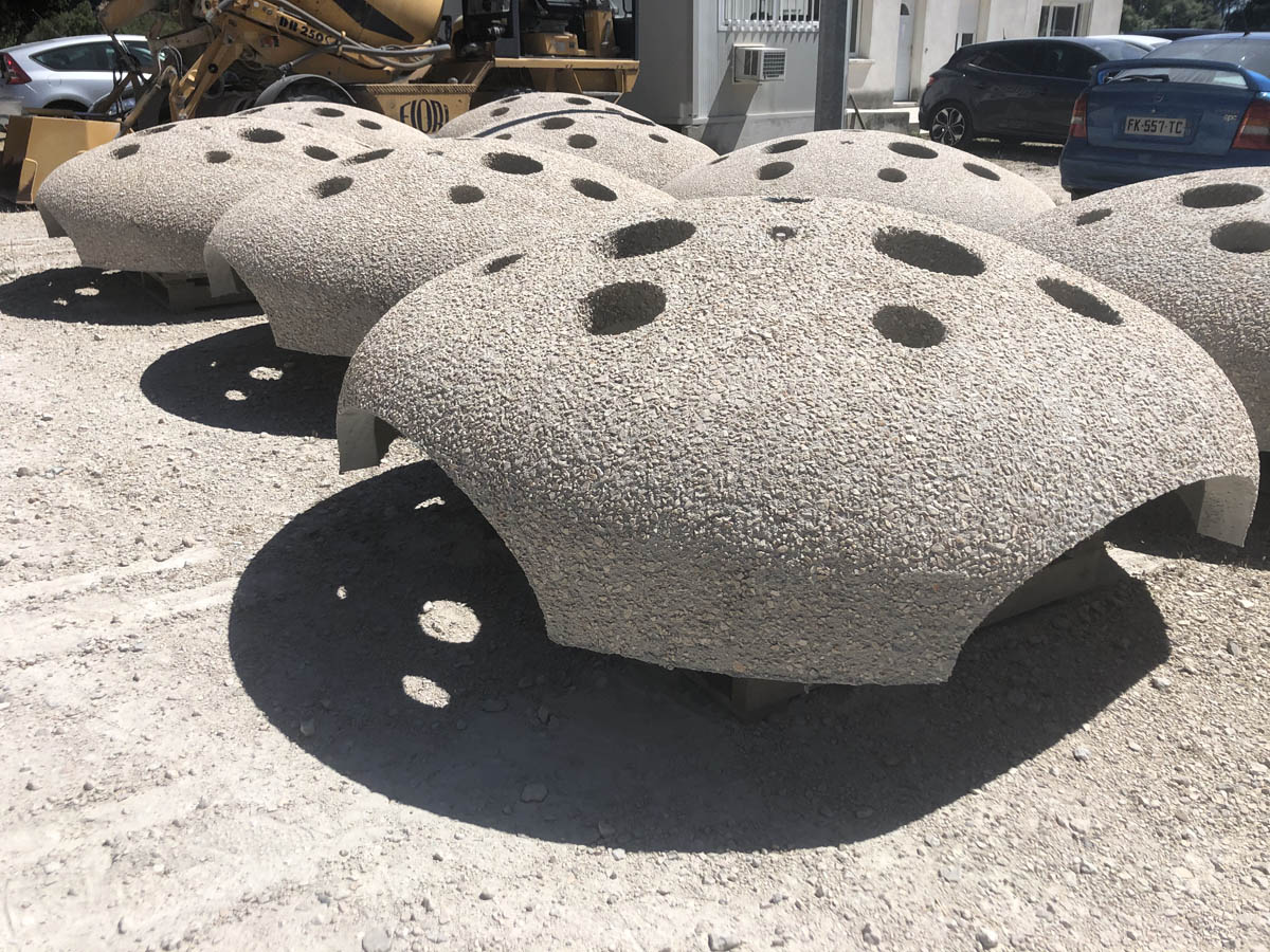 Récif Artificiel Béton Désactivé Stock